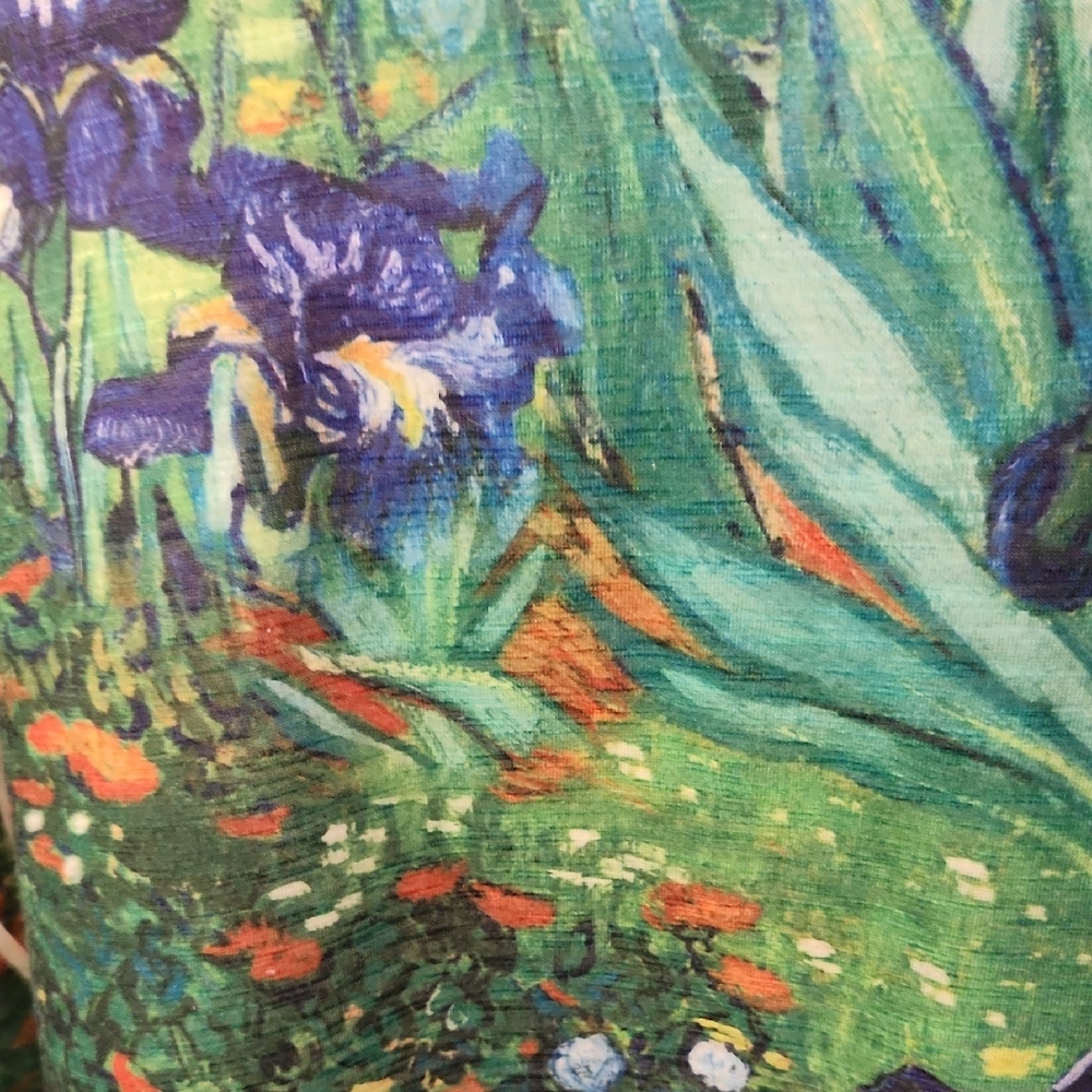 Source Unknown Floral Green and Blue Blouse - Picture 5 of 9